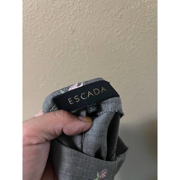 Escada gray floral pant suit from 2012 spring season - Picture 6 of 6